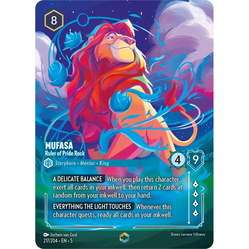 Mufasa – Ruler of Pride Rock (Enchanted) (217/204) [Shimmering Skies]