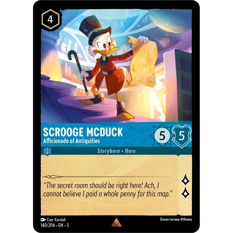 Scrooge McDuck – Afficionado of Antiquities (140/204) [Shimmering Skies]