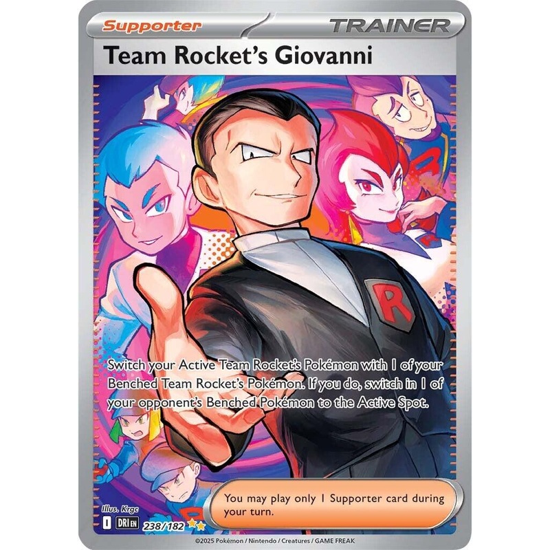 Team Rocket’s Giovanni (238/182) [Scarlet & Violet: Destined Rivals]