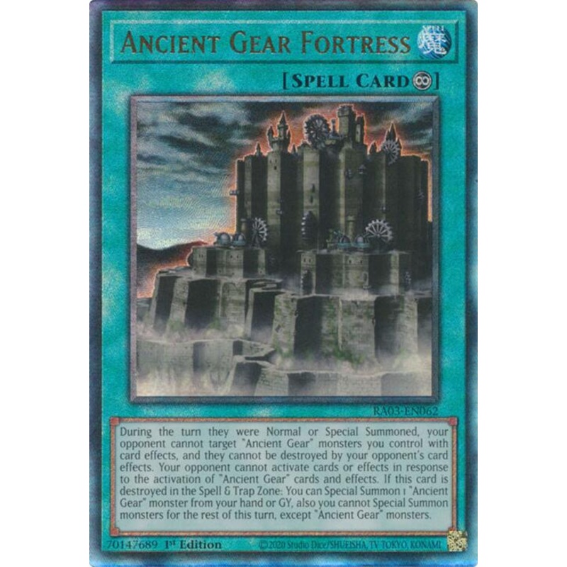 Ancient Gear Fortress (UTR) [RA03-EN062] Prismatic Ultimate Rare