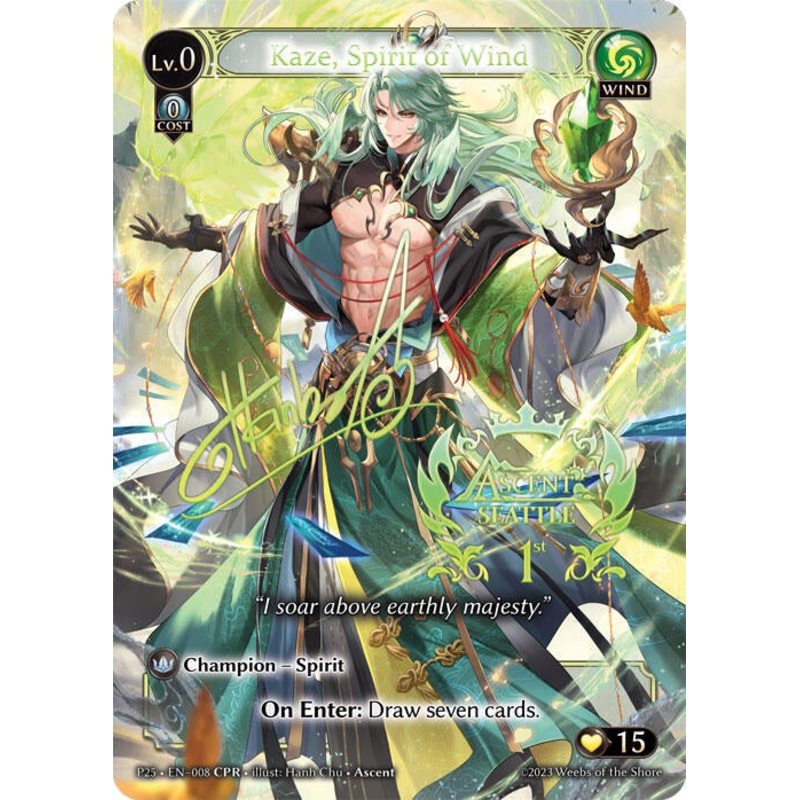 Kaze, Spirit of Wind (CPR) (008) [Promotional Cards]