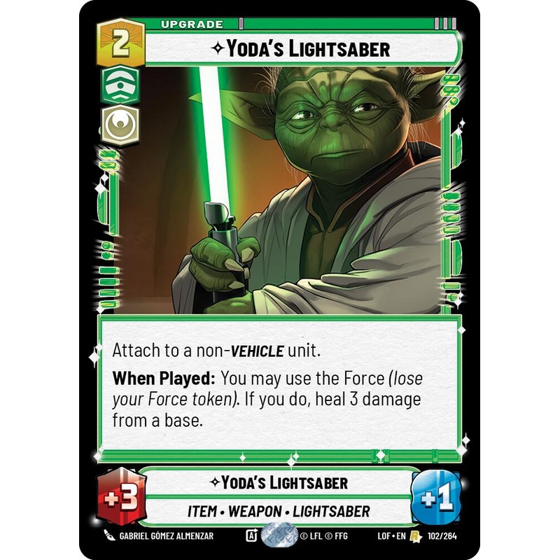 Yoda’s Lightsaber (102/264) (102/264) [Legends of the Force]
