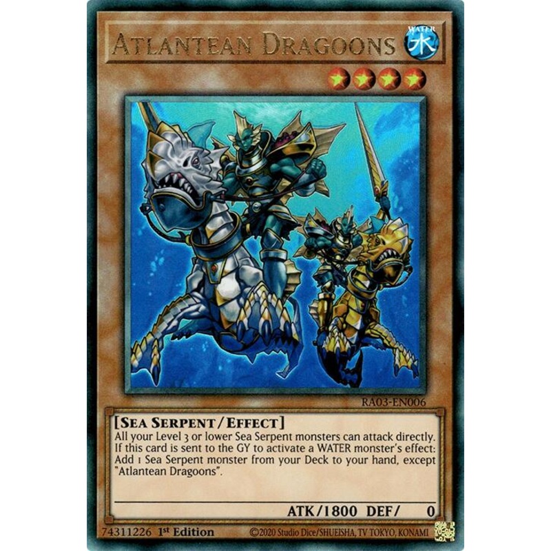 Atlantean Dragoons (UTR) [RA03-EN006] Prismatic Ultimate Rare