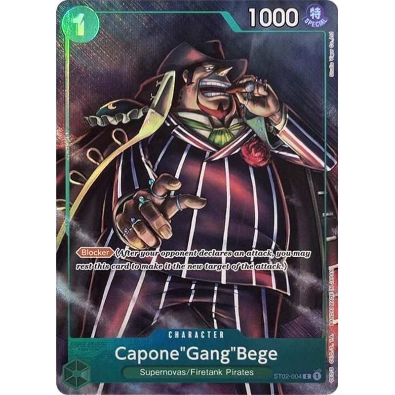 Capone”Gang”Bege (Premium Card Collection -Best Selection Vol. 2-) [One Piece Promotion Cards]