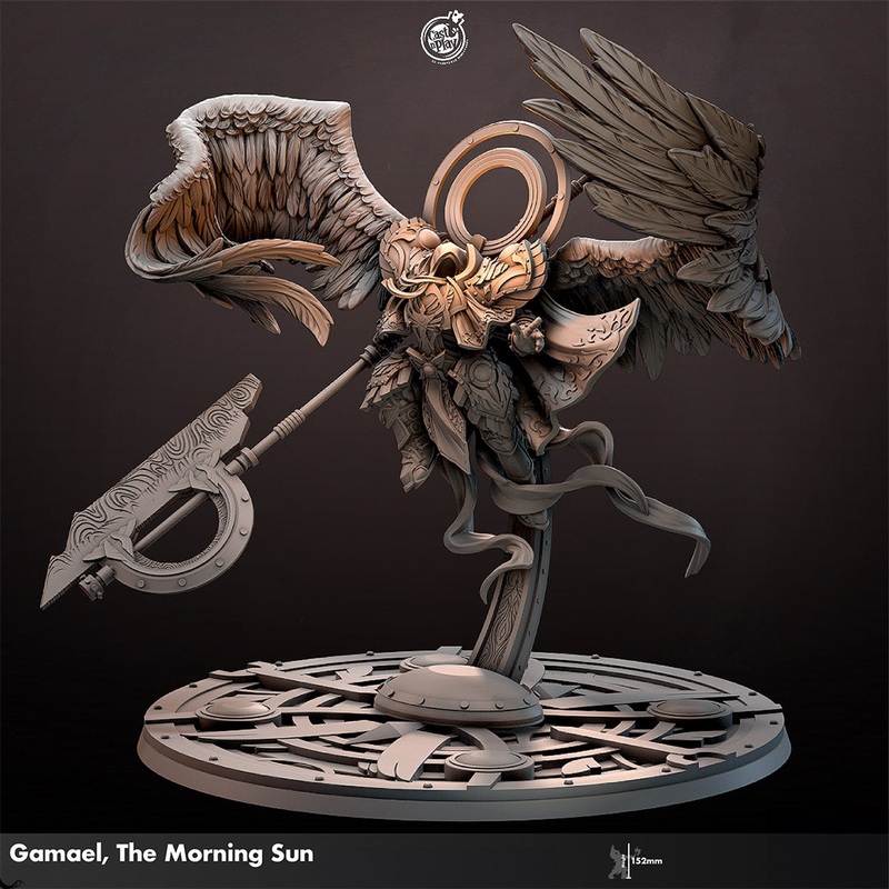 Gamael the Morning Sun | BeaMini Unpainted RPG Miniatures