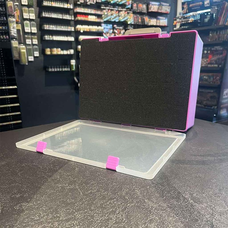 108 Slot Protective Miniatures Case – Purple
