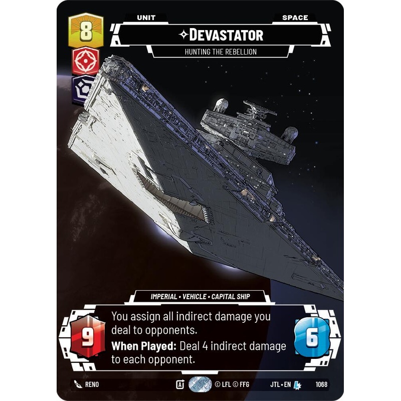 Devastator – Hunting the Rebellion (1068) (Prestige Foil) (1068) [Jump to Lightspeed]