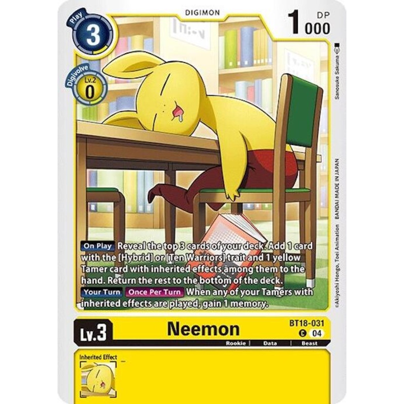 Neemon [BT18-031] [Release Special Booster Ver.2.0]