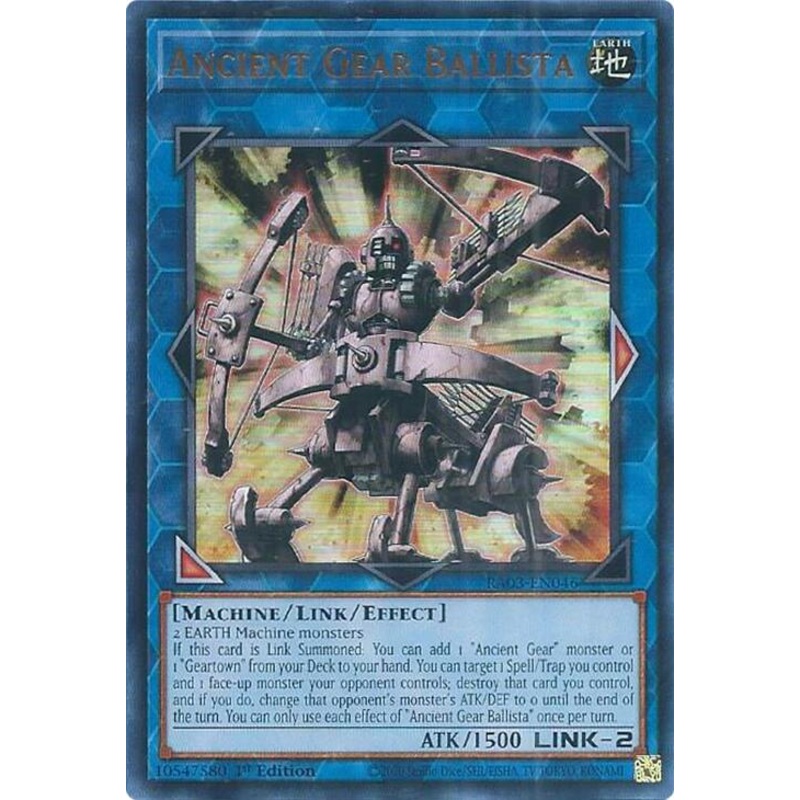 Ancient Gear Ballista (UR) [RA03-EN046] Ultra Rare