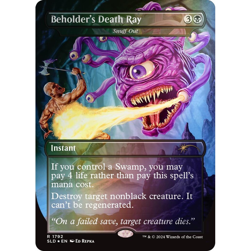 Beholder’s Death Ray – Snuff Out (Rainbow Foil) [Secret Lair Drop Series]