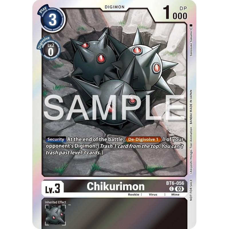Chikurimon [BT6-056] (Official Tournament Vol.13 Winner Pack) [Double Diamond Promos]