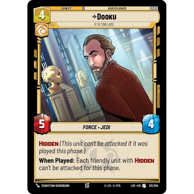 Dooku – It Is Too Late (211/264) (211/264) [Legends of the Force]