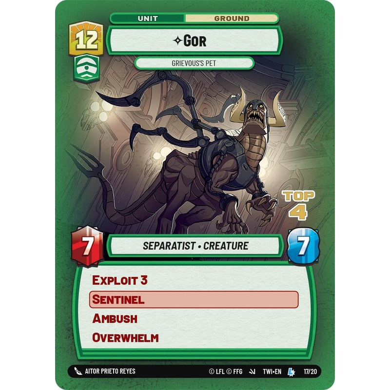 Gor – Grievous’s Pet (17/20) (Top 4) (17/20) [Store Showdown Promos]
