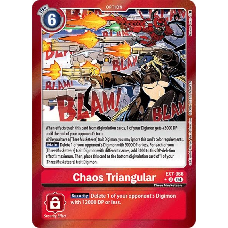 Chaos Triangular [EX7-066] (Foil) [Digimon LIBERATOR]