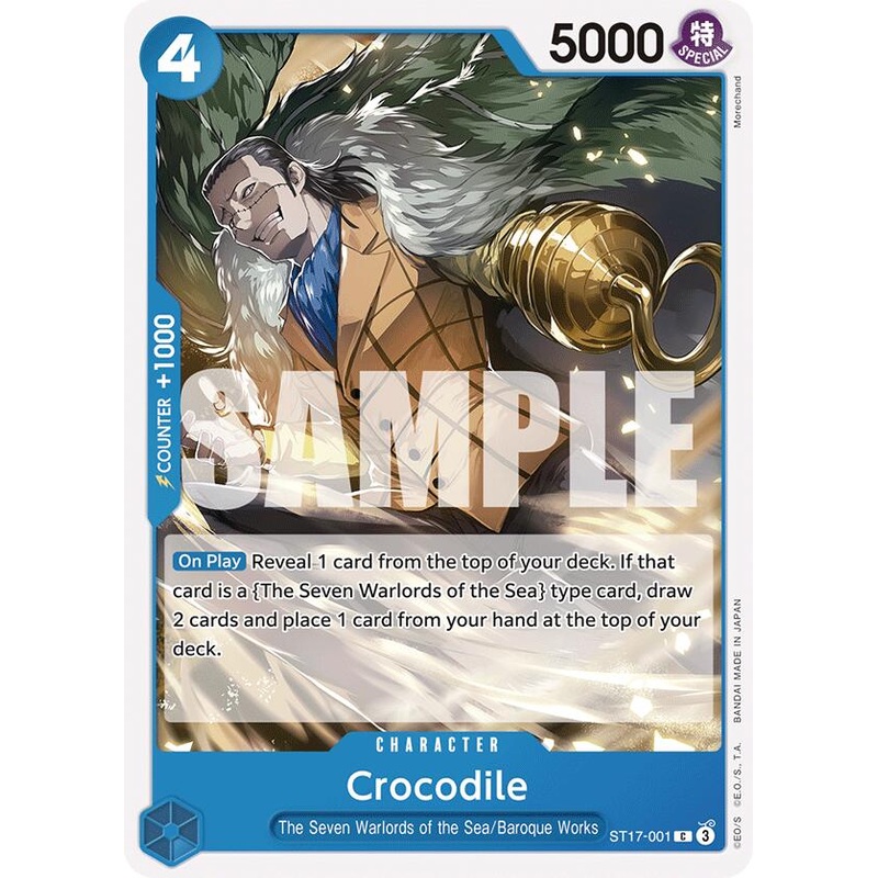 Crocodile [Starter Deck: Blue Donquixote Doflamingo]