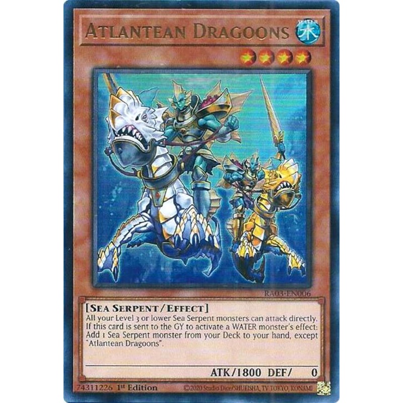 Atlantean Dragoons (UR) [RA03-EN006] Ultra Rare