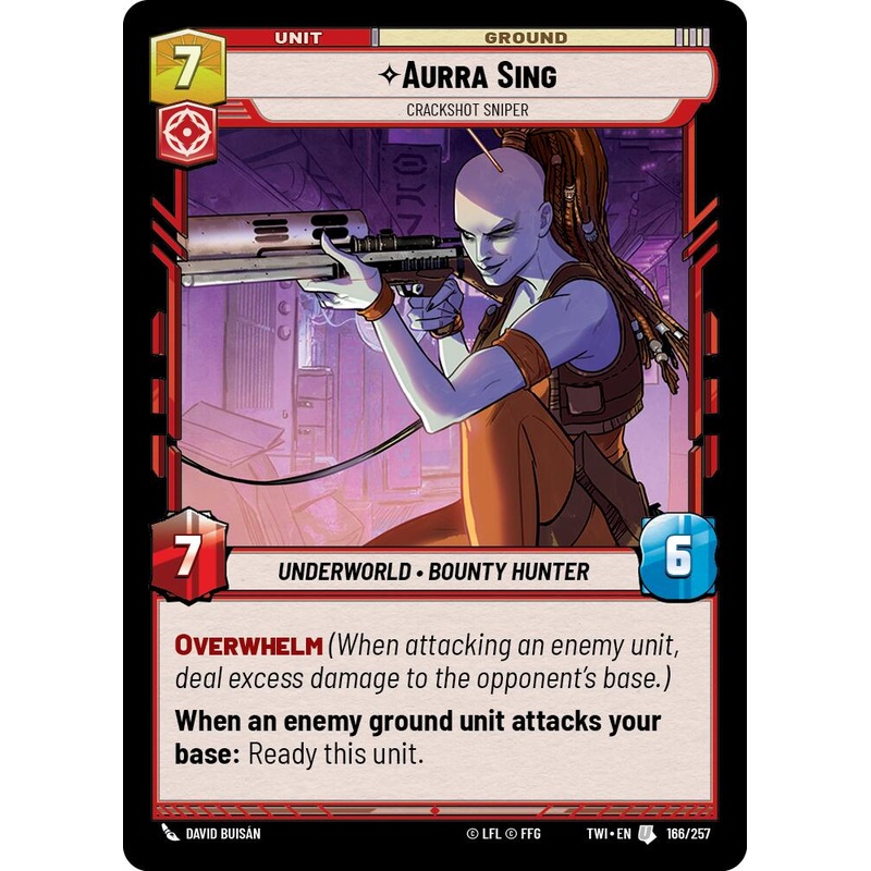 Aurra Sing – Crackshot Sniper (166/257) [Twilight of the Republic]