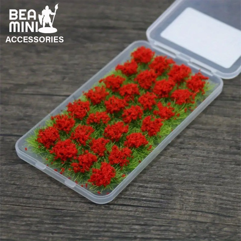 Bea Mini Basing Tufts – Red 28 Tuft Pack