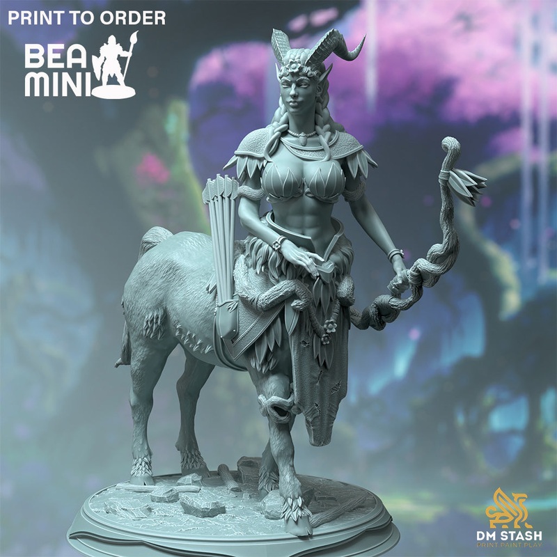 Centaur Sentinel – Tanagor | BeaMini Print to Order Miniatures