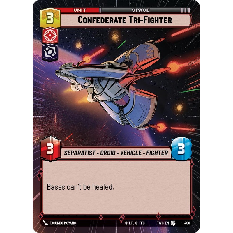 Confederate Tri-Fighter (Hyperspace) (400) [Twilight of the Republic]