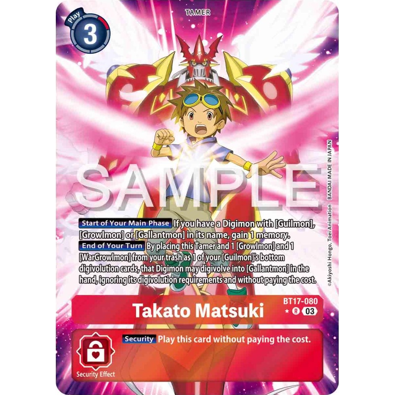 Takato Matsuki [BT17-080] (Alternate Art) [Secret Crisis]