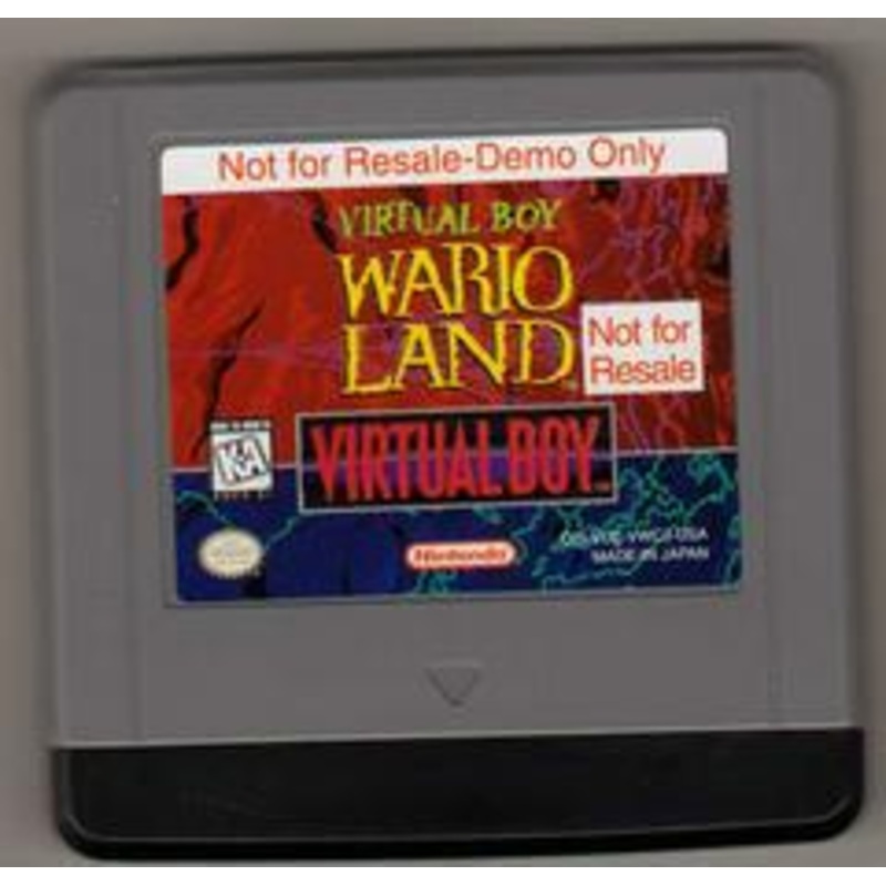 Wario Land [Not For Resale] – Virtual Boy
