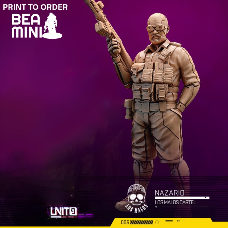 Nazario – Los Malos Cartel | BeaMini Print to Order Miniatures