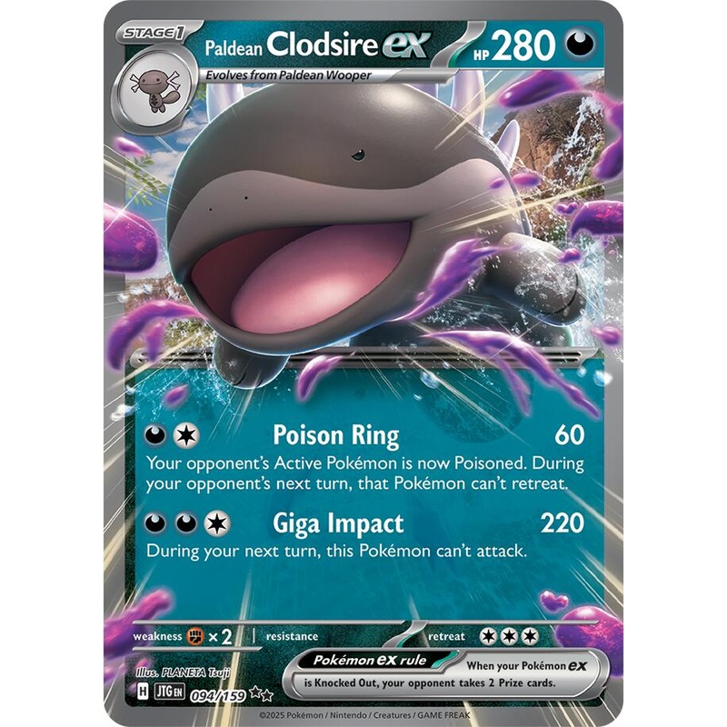 Paldean Clodsire ex (094/159) [Scarlet & Violet: Journey Together]