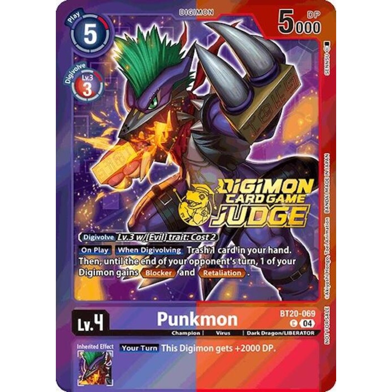 Punkmon [BT20-069] (Judge Pack 2025 Wave 1) [Release Special Booster Ver.2.5 Promos]