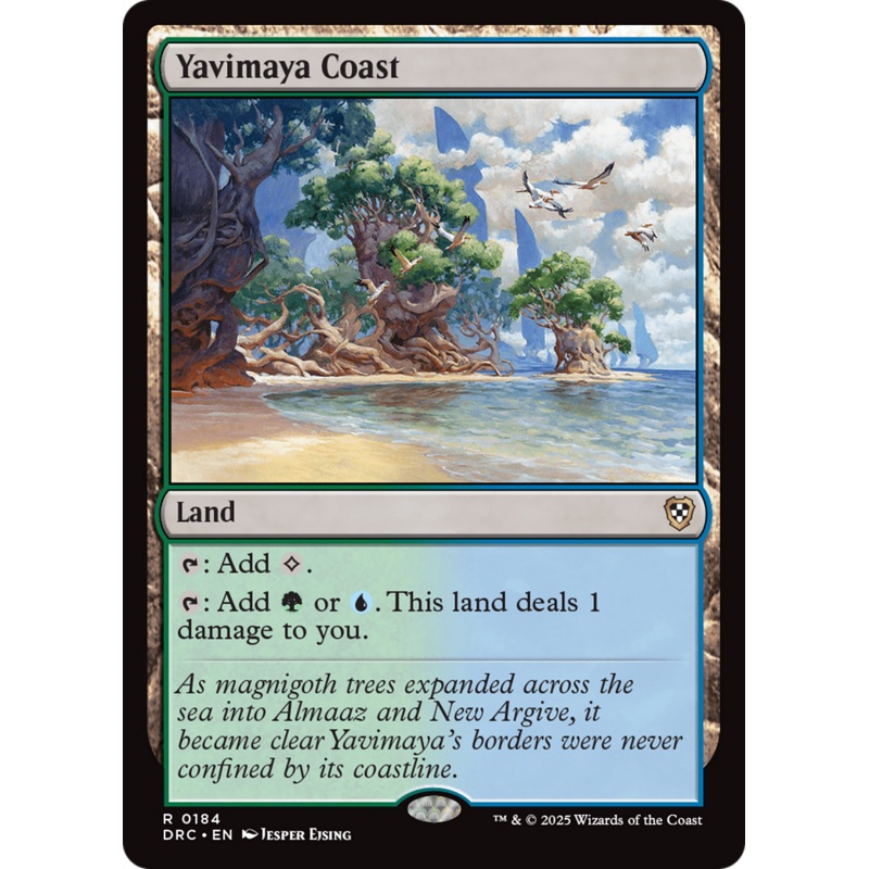 Yavimaya Coast [Aetherdrift Commander]