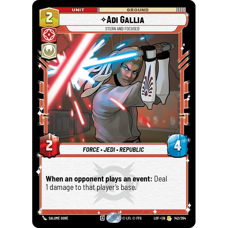 Adi Gallia – Stern and Focused (142/264) (142/264) [Legends of the Force]
