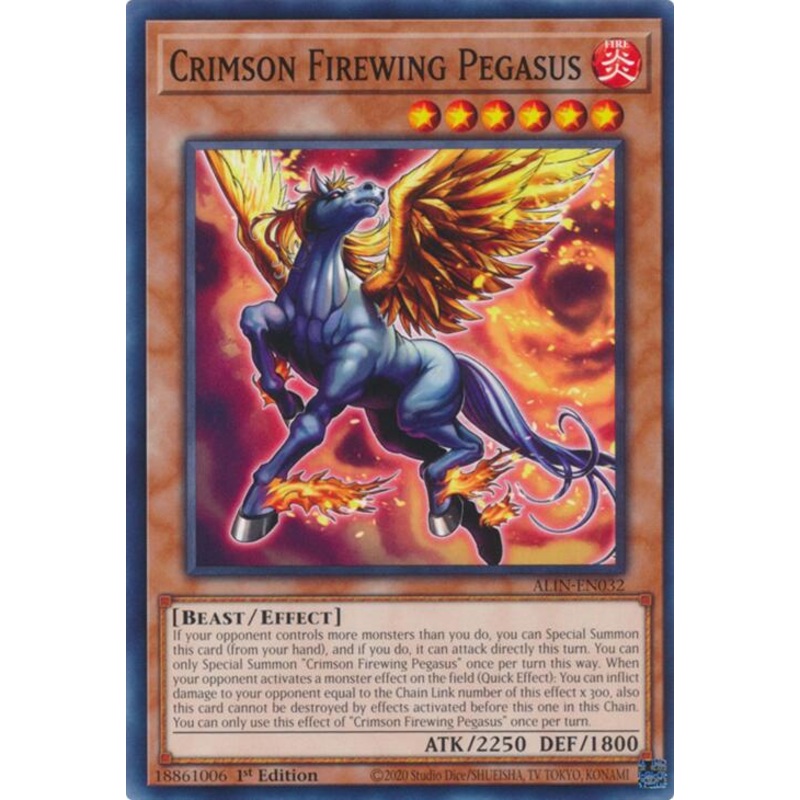 Crimson Firewing Pegasus [ALIN-EN032] Common