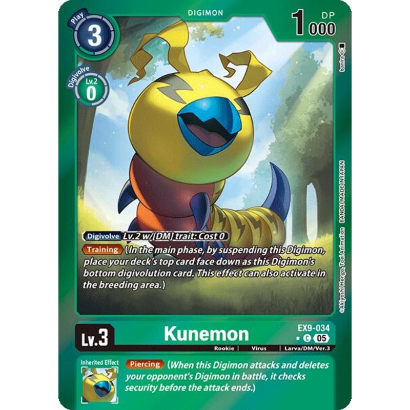 Kunemon [EX9-034] (Limited Foil) [Versus Monsters]