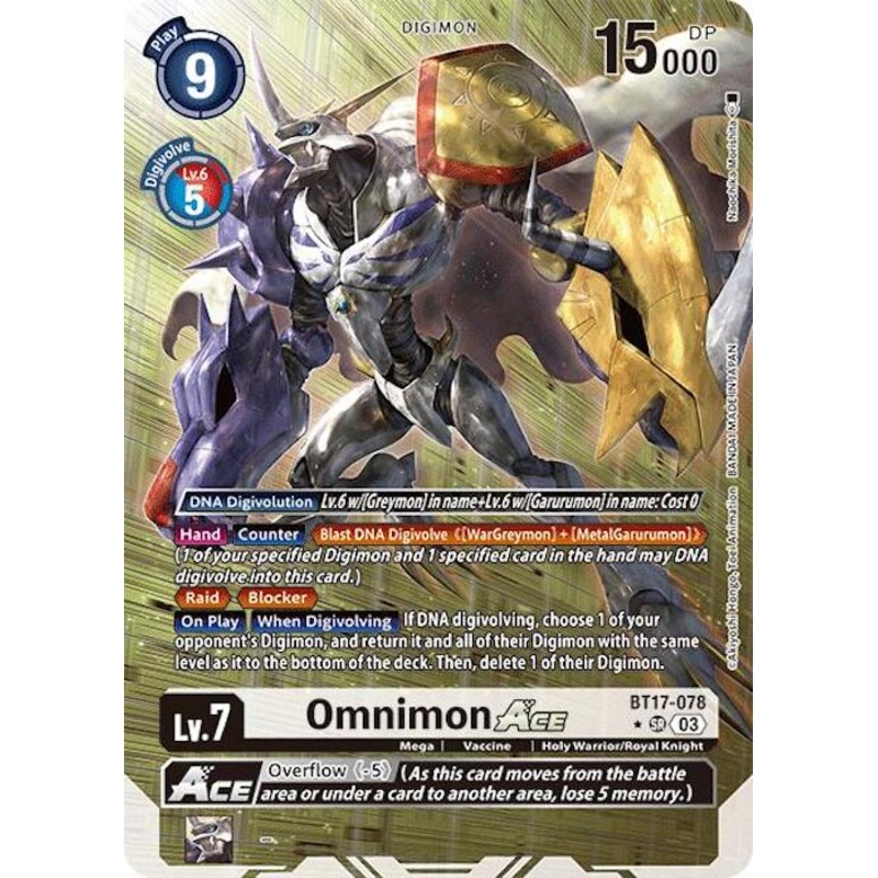 Omnimon ACE [BT17-078] (Alternate Art) [Secret Crisis]