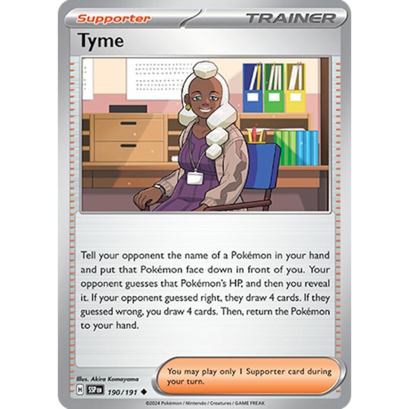 Tyme (190/191) [Scarlet & Violet: Surging Sparks]