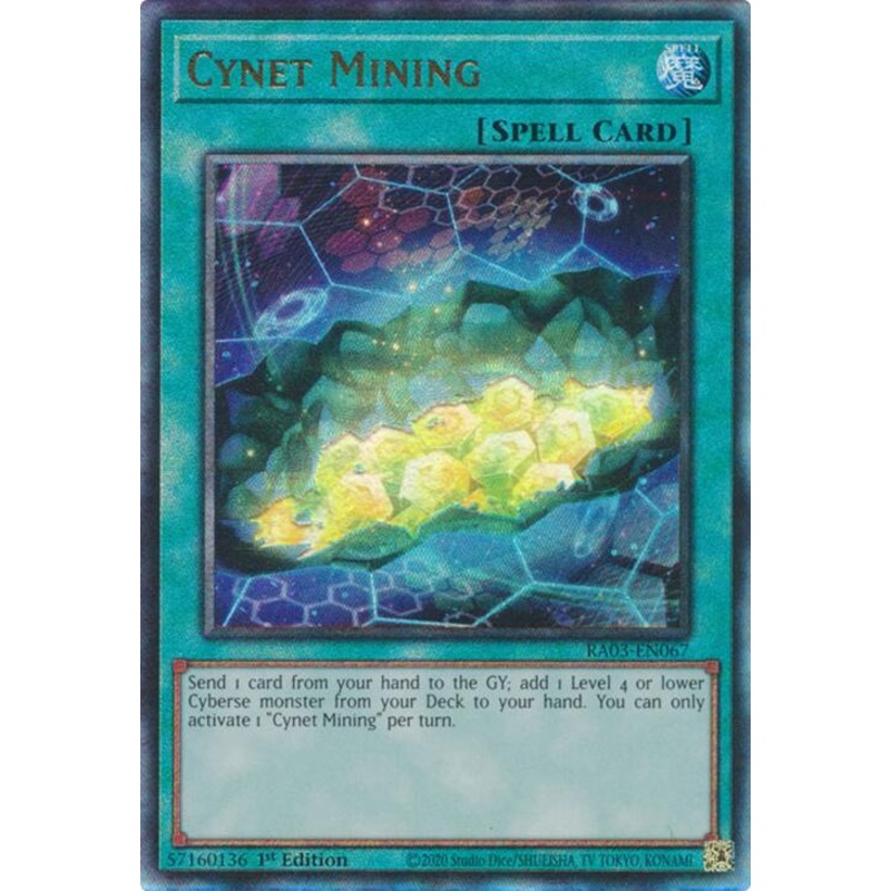 Cynet Mining (UTR) [RA03-EN067] Prismatic Ultimate Rare