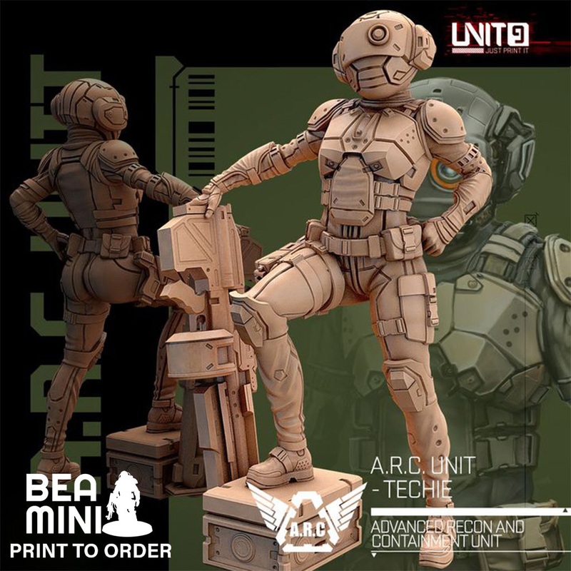 A.R.C. Unit – Techie | BeaMini Print to Order Miniatures