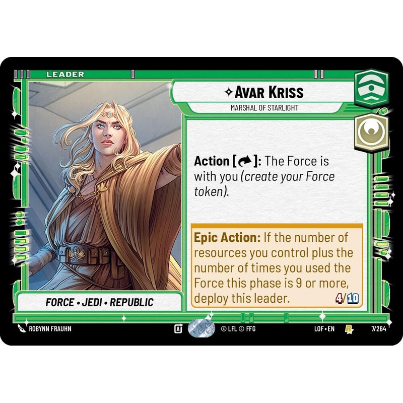 Avar Kriss – Marshal of Starlight (007/264) (007/264) [Legends of the Force]