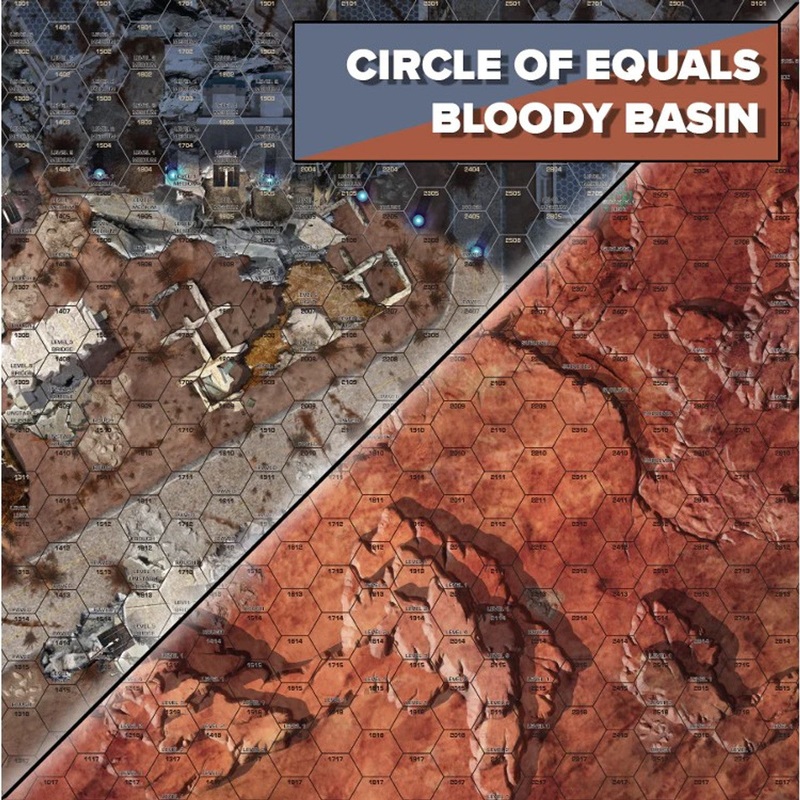 BattleTech – Strana Mechty: Circle of Equals/Bloody Basin Battlemat
