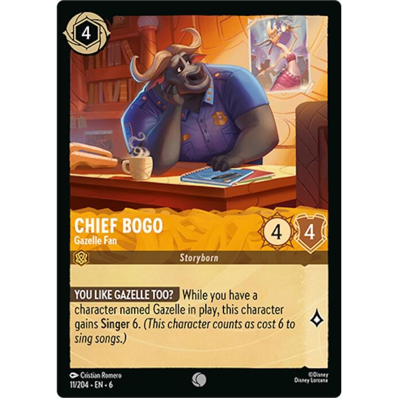 Chief Bogo – Gazelle Fan (11/204) [Azurite Sea]