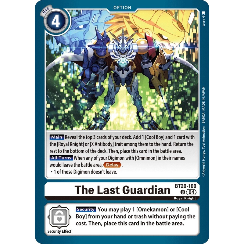 The Last Guardian [BT20-100] [Release Special Booster Ver.2.5]