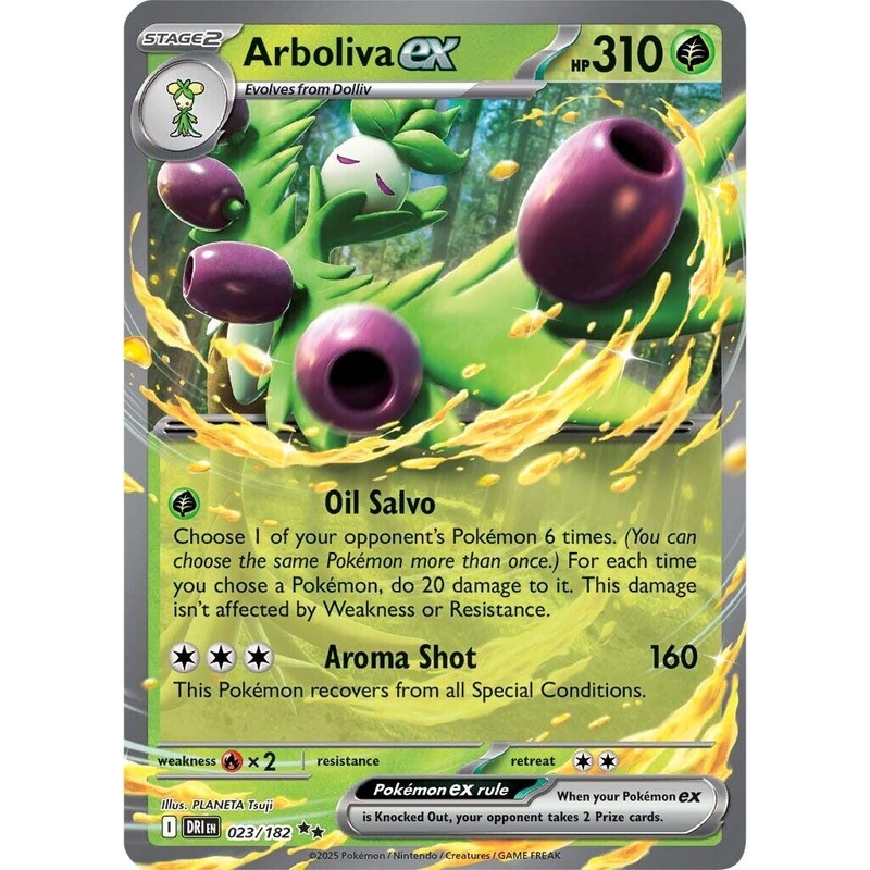 Arboliva ex (023/182) [Scarlet & Violet: Destined Rivals]