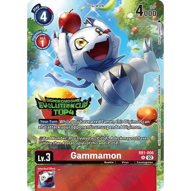 Gammamon [RB1-006] (2024 Evolution Cup Top 4) [Resurgence Booster]