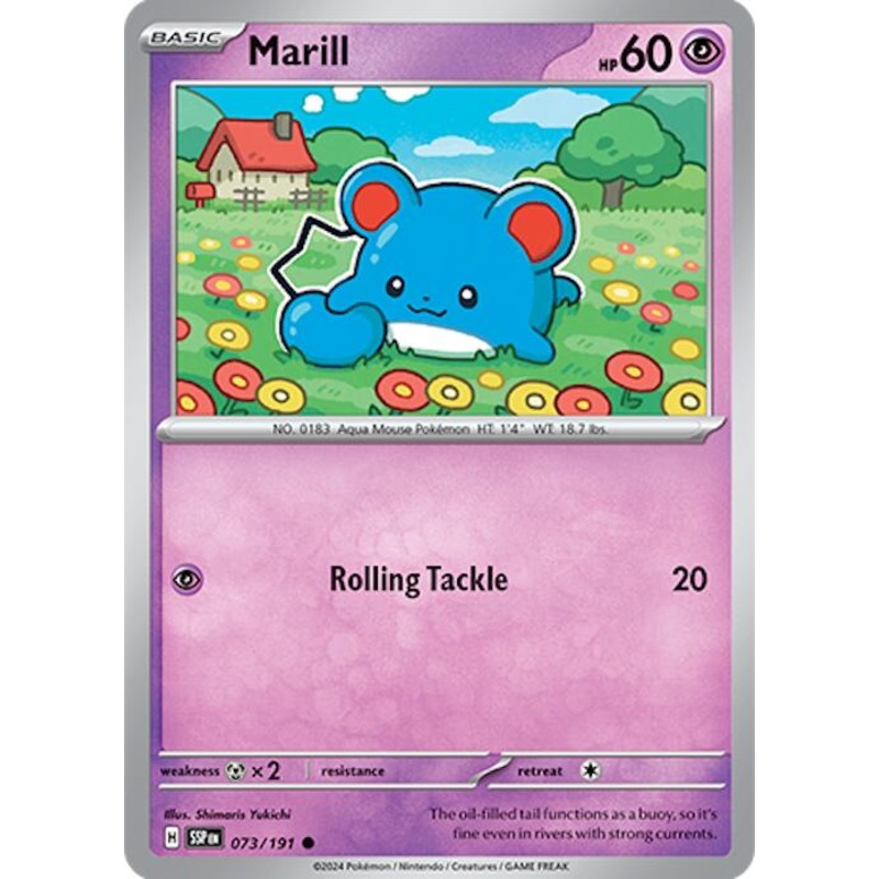 Marill (073/191) [Scarlet & Violet: Surging Sparks]