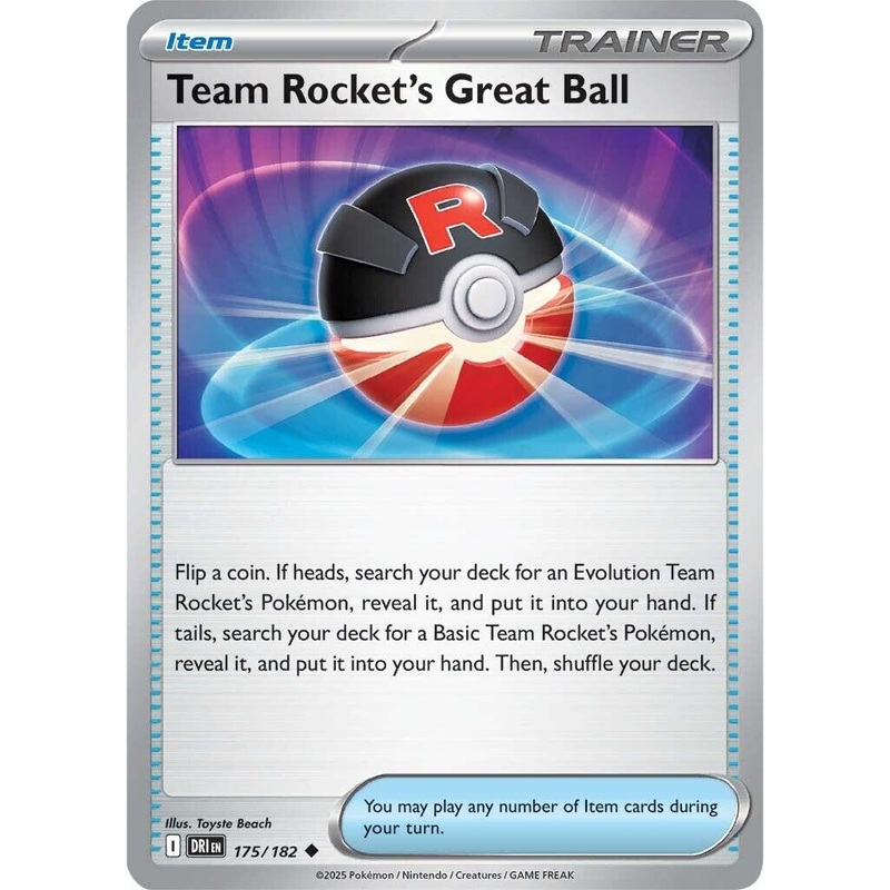 Team Rocket’s Great Ball (175/182) [Scarlet & Violet: Destined Rivals]