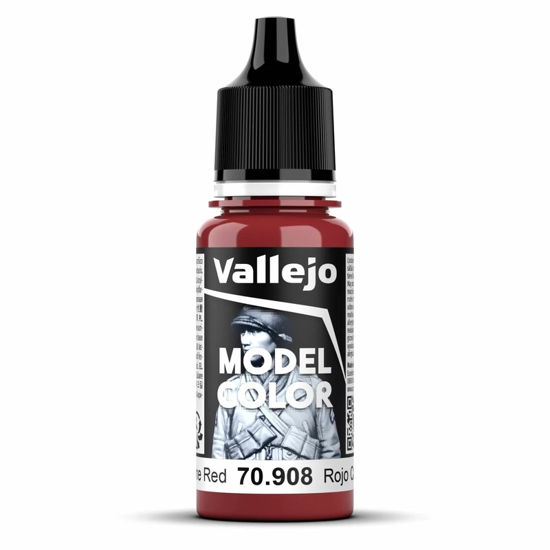 Vallejo Model Colour – Carmine Red (Single Bottle 18ml)