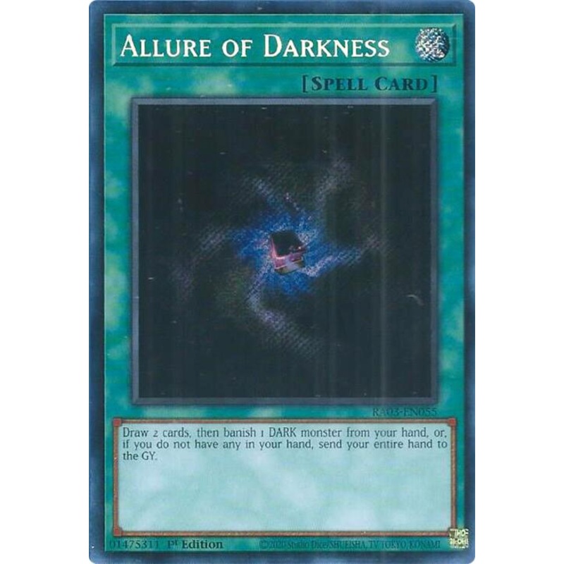 Allure of Darkness (Secret Rare) [RA03-EN055] Secret Rare