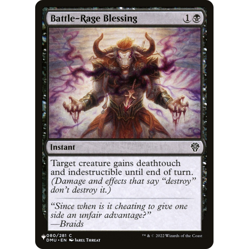 Battle-Rage Blessing [The List]