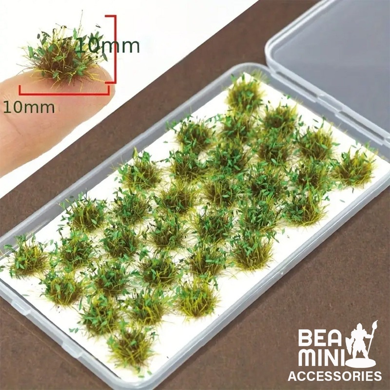 Bea Mini Basing Tufts – Green 32 Tuft Pack
