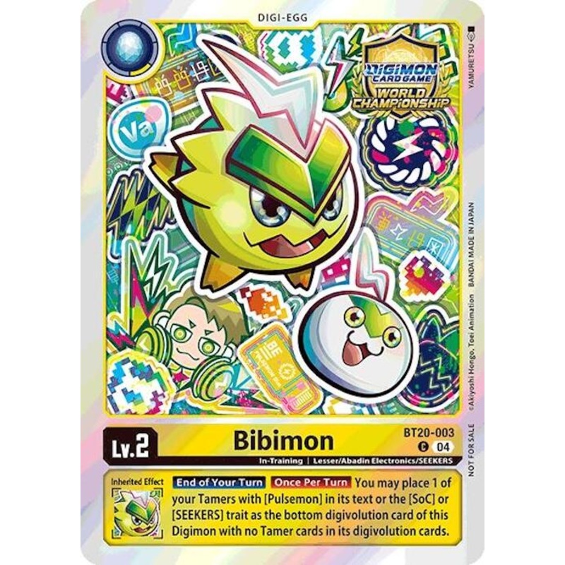 Bibimon [BT20-003] (Regionals 25-26 Champion Card Set Season 1) [Release Special Booster Ver.2.5 Promos]